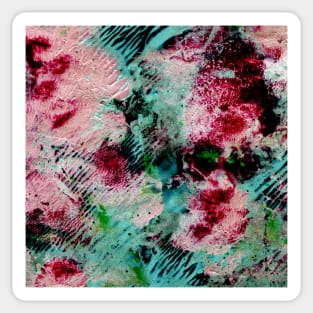 Abstract colorful background with hand-painted texture. Watercolor painting with splashes, drops of paint, paint smears. Design for the  fabric, wallpapers, covers and packaging, wrapping paper. Sticker